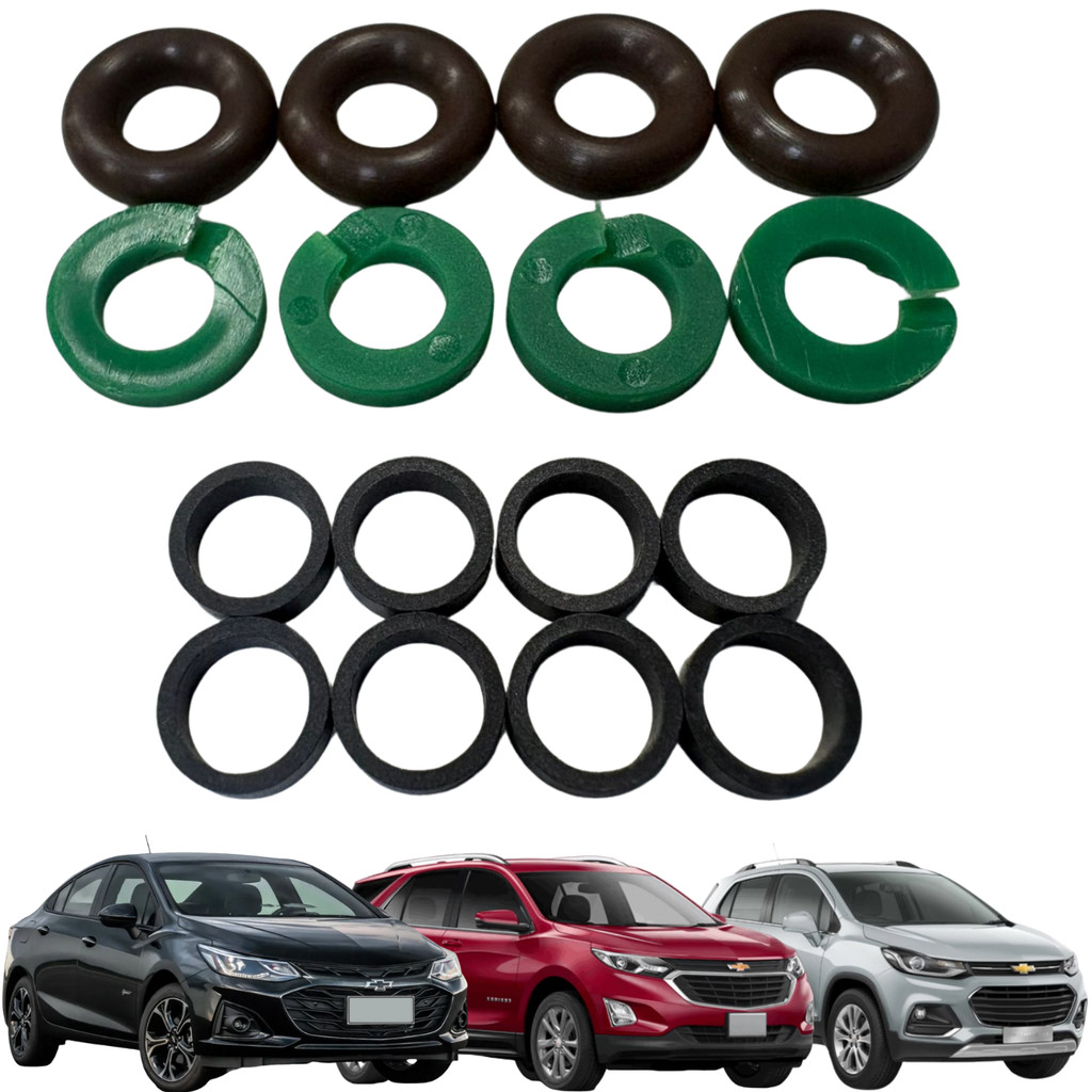 Kit Reparo Bico Injetor DS para Cruze Equinox Tracker 1.4 1.5 16V Flex Gasolina 12101