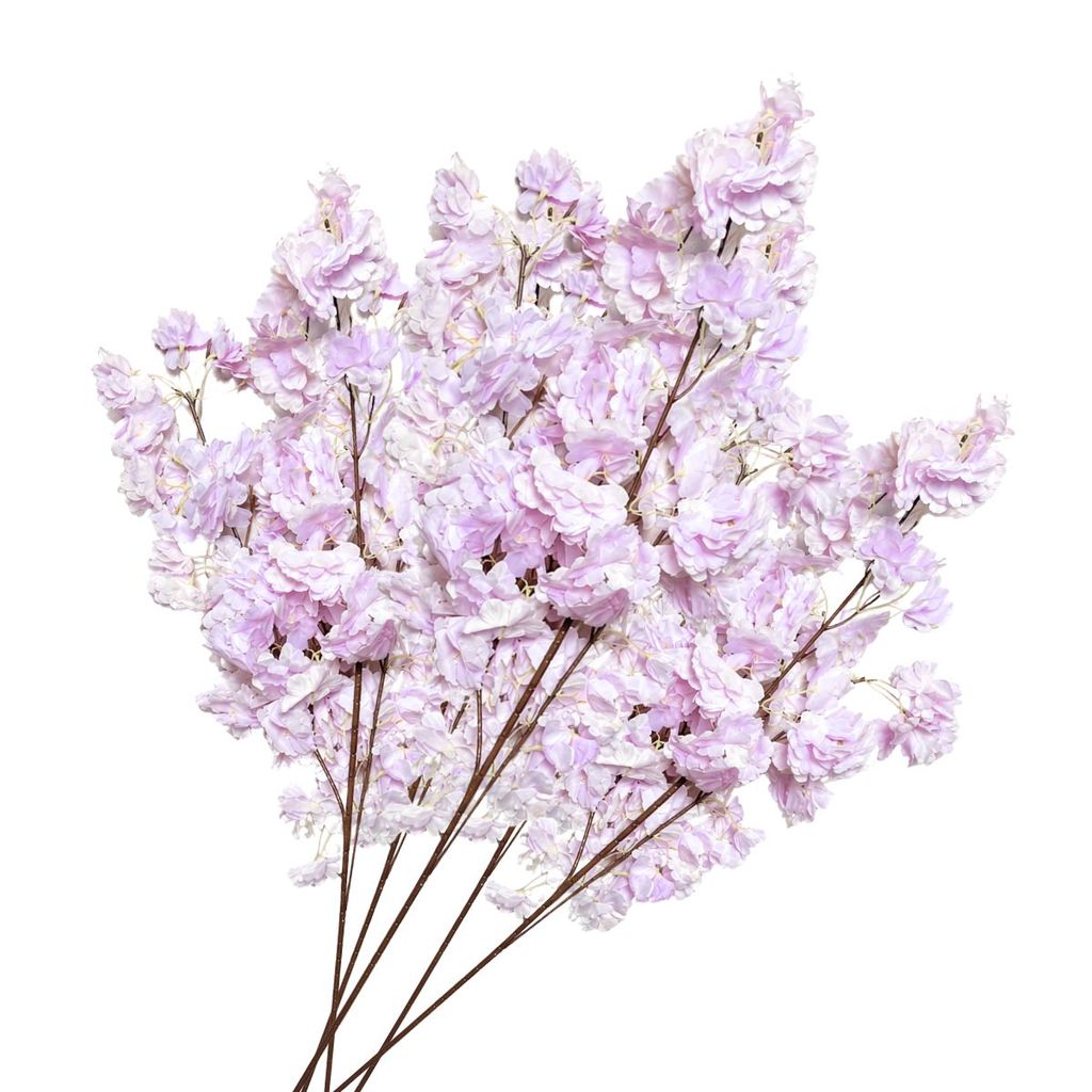 Kit 10 Flores Artificial De Cerejeira Galho Grande Decoração