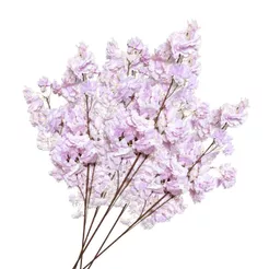 Kit 10 Flores Artificial De Cerejeira Galho Grande Decoração