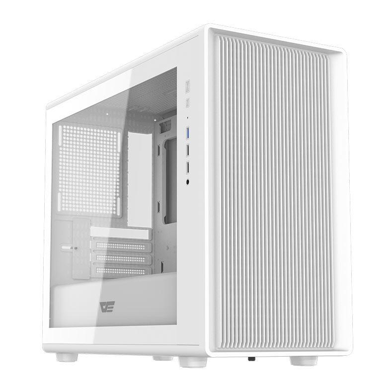 Gabinete Gamer Aigo Darkflash DB460M, Mid-Tower, Lateral de Vidro, Branco, DB460M-WH