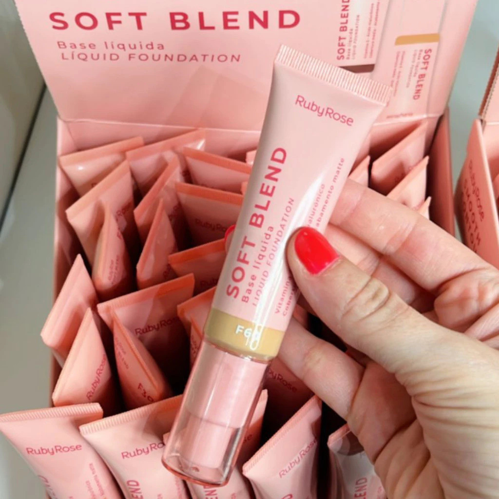 Base líquida Soft Blend Acabamento Matte - Ruby Rose