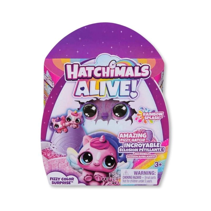 BONECO HATCHIMALS COR SURPRESA COM ACESSORIOS - HATCHIMALS ALIVE