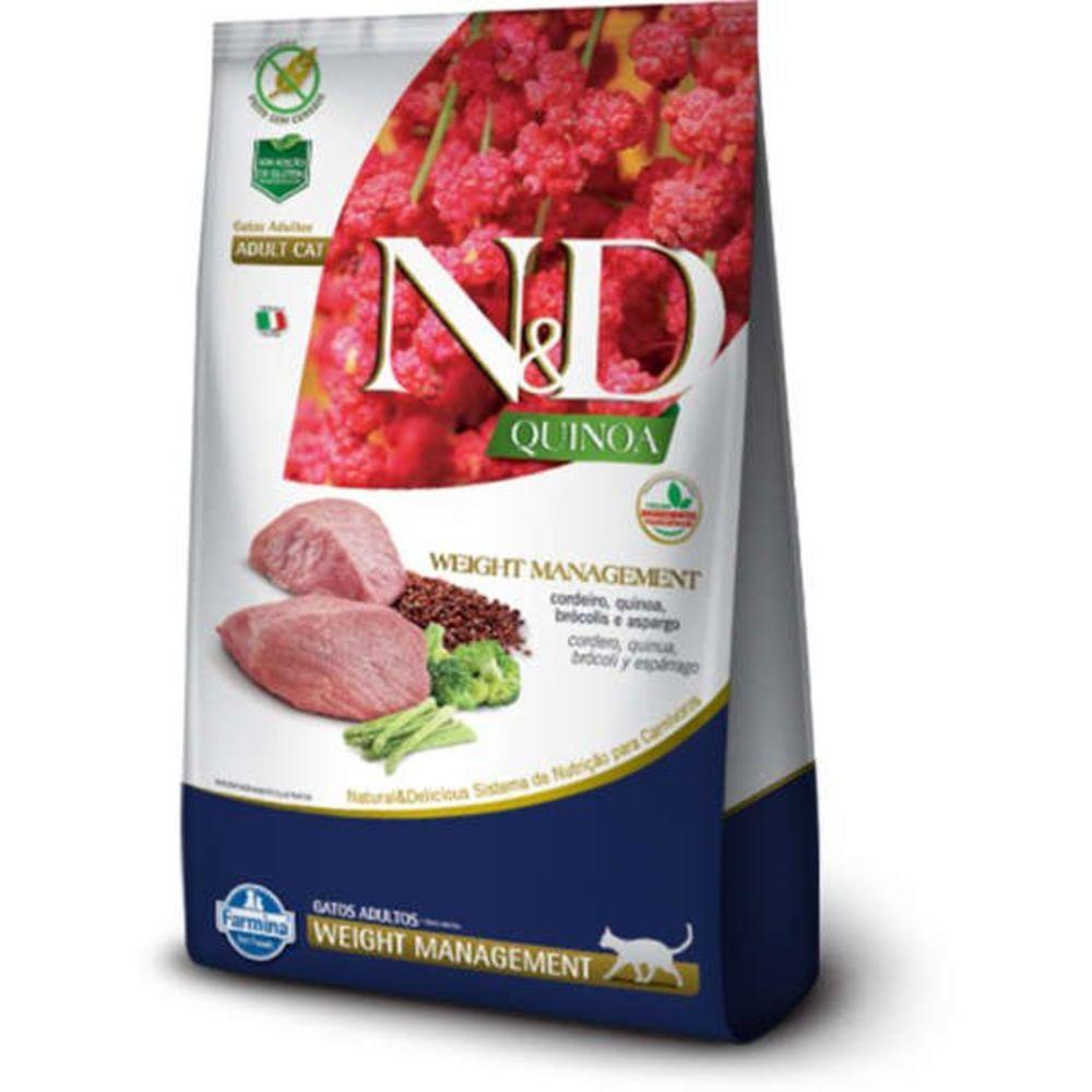 Ração N&d Quinoa Controle Peso Gatos ad Coriro 7,5kg
