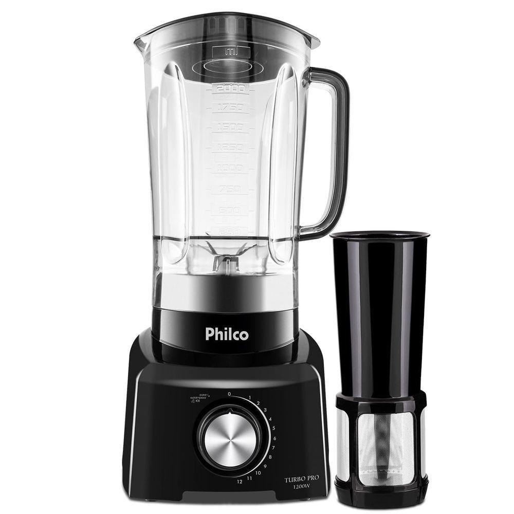 Liquidificador Philco 1200W 3L 12 Velocidades Turbo Pro 220V