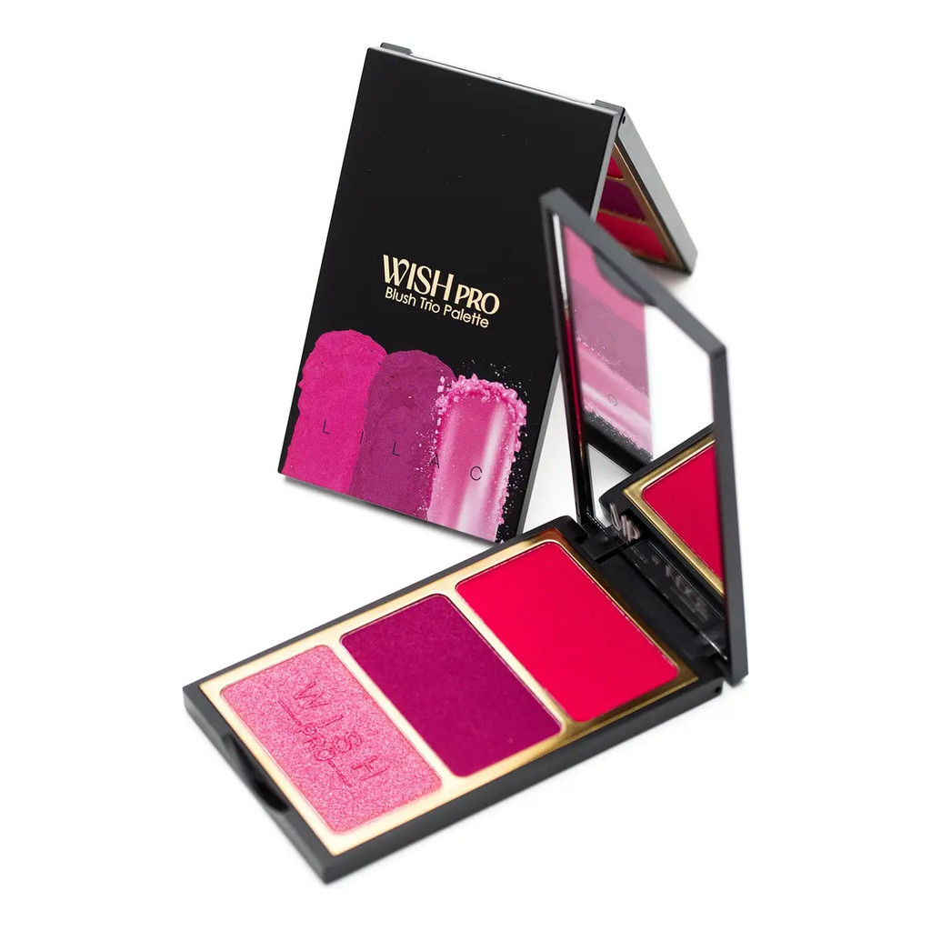 PALETA DE BLUSH LILAC - WISH TRIO PALETTE MICHELLY PALMA