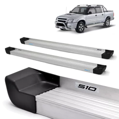 Estribo Prime S10 1995/2011 Cabine Dupla Natural