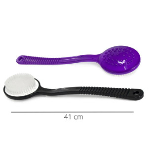 ESCOVA DE BANHO COM MASSAGEADOR PARA AS COSTAS - 1 UNIDADE