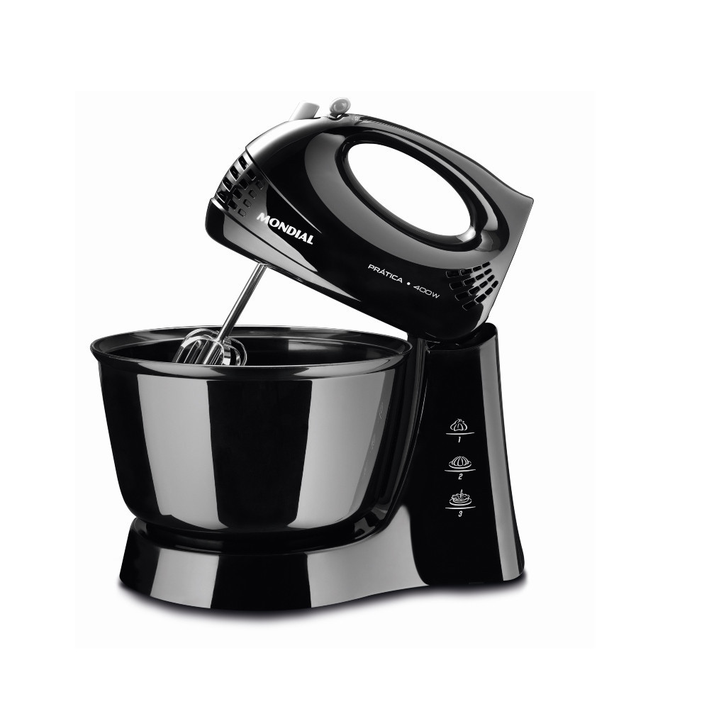 Batedeira Mondial Prática B44 400W 3,6L 220V Preta