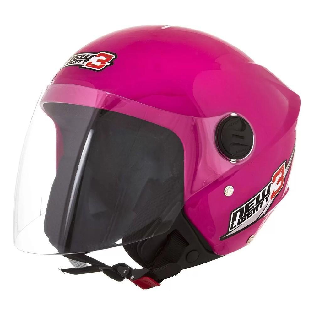 Capacete P/ Moto Pro Tork New Liberty Three Rosa 56