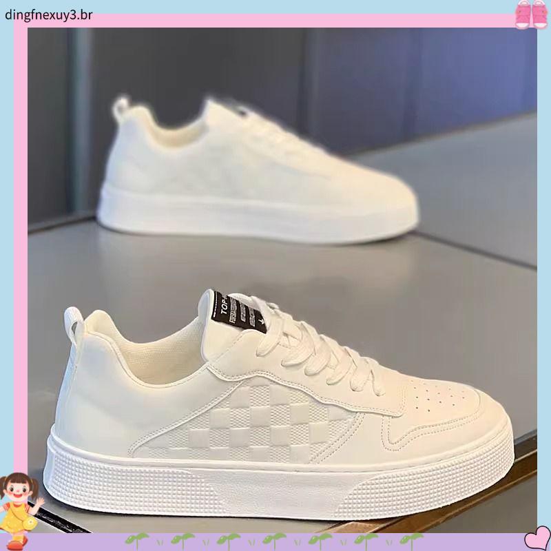 kit tênis infantil masculino tênis infantil masculino Sapatos masculinos de outono, novos sapatinhos brancos respiráve