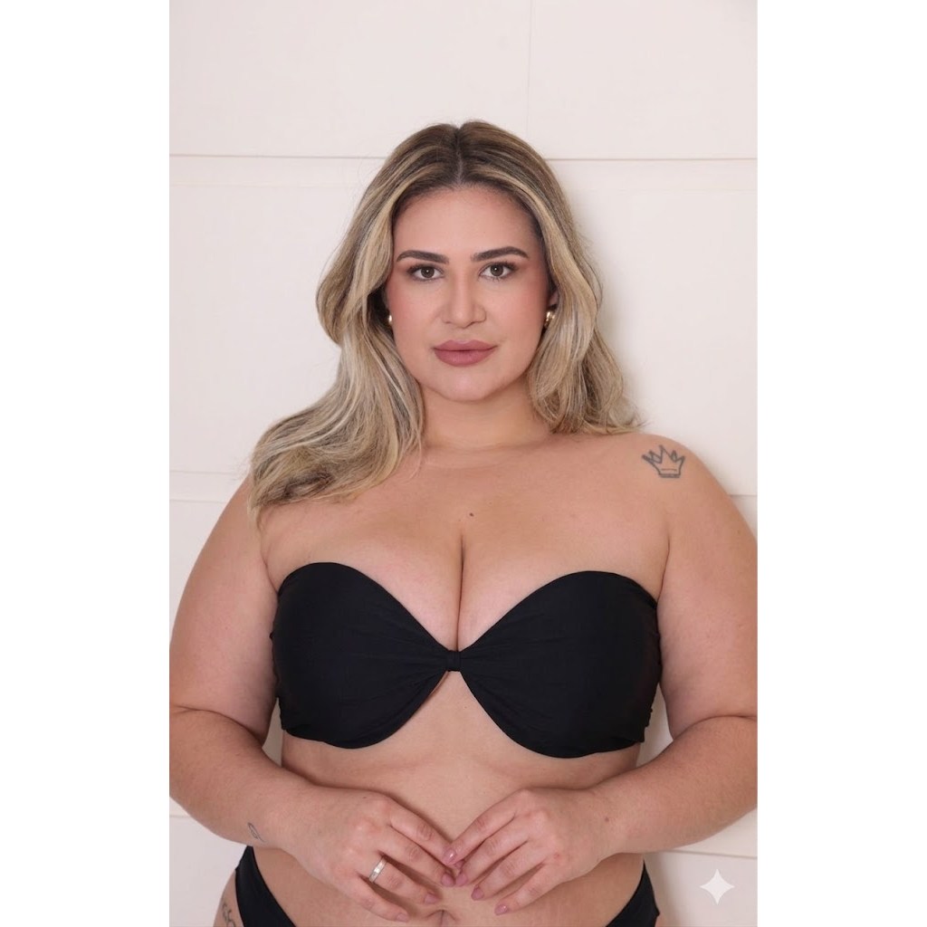 Sutiã Tomara que Caia Plus Size Nayane Sustentação Lateral Larga O Mais Vendido