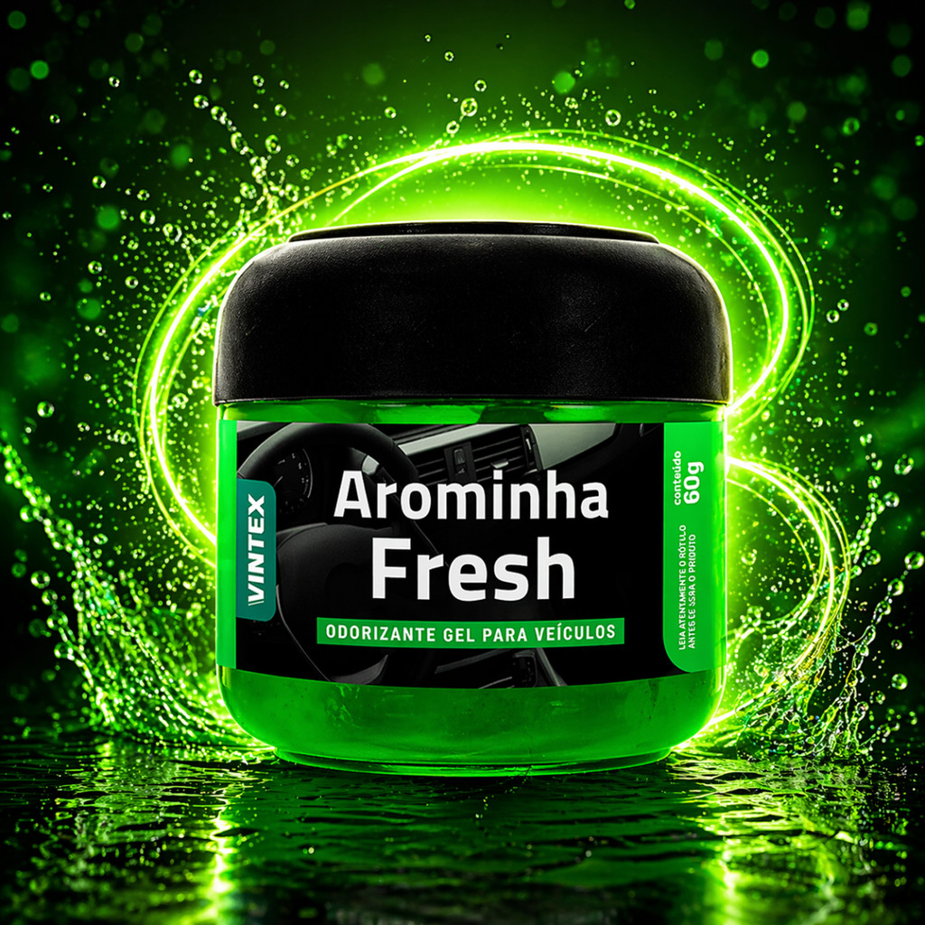 Aromatizante Automotivo Gel Fresh 60g original Vonixx/Vintex