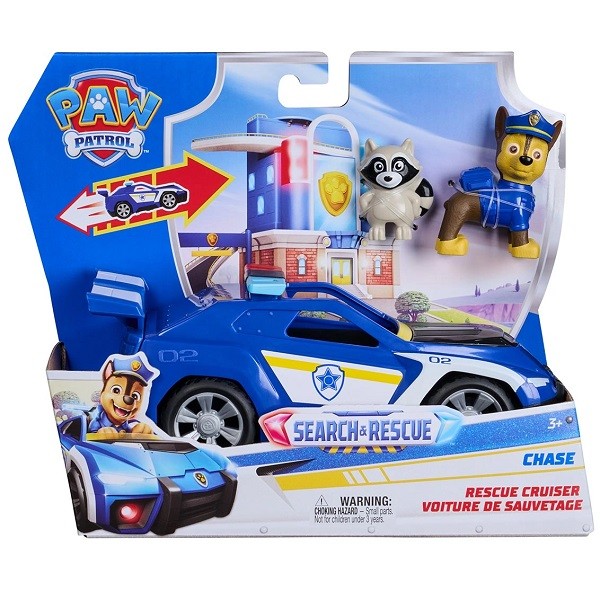 Cruzador de Resgate do Chase com Boneco e Amigo Patrulha Canina SUNNY