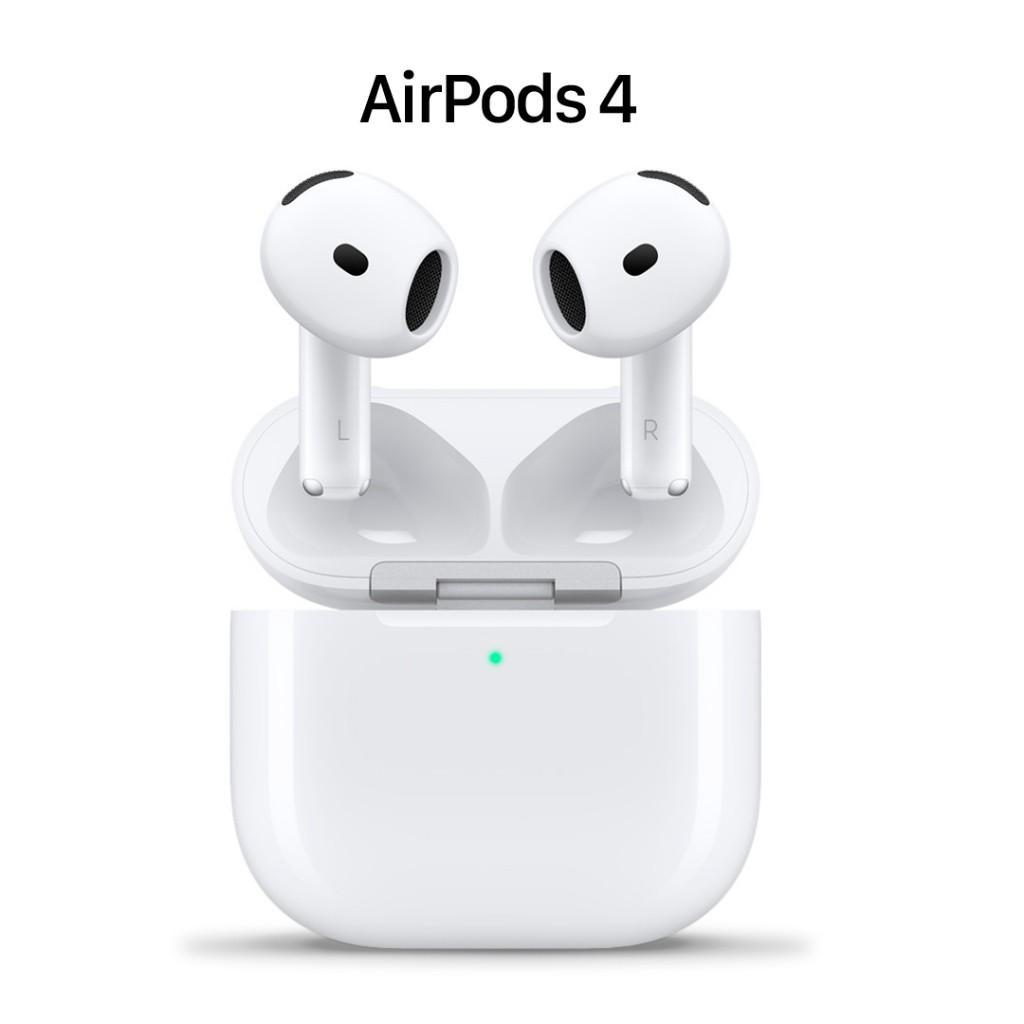 Apple Fone Airpods 4 Original Bluetooth 5.3 USB-C Com Estojo Novo Garantia 1 Apple Cancelamento Ativo de Ruído