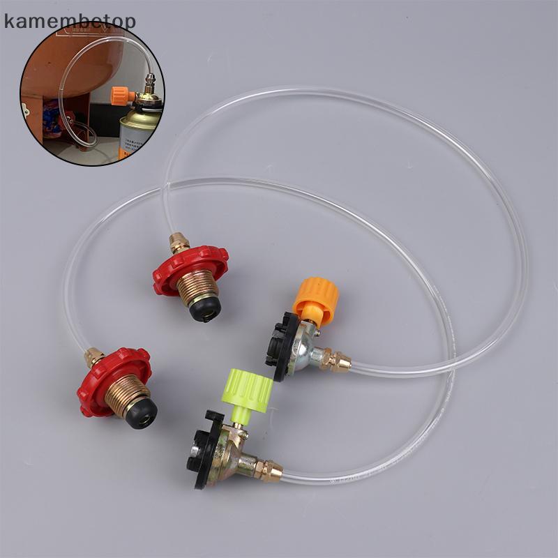 TOP Adaptador De Recarga De Gás Para Fogão A De Acampamento , Cassete Ao Ar Livre , Válvula De Enchimento De Tanque , Fo