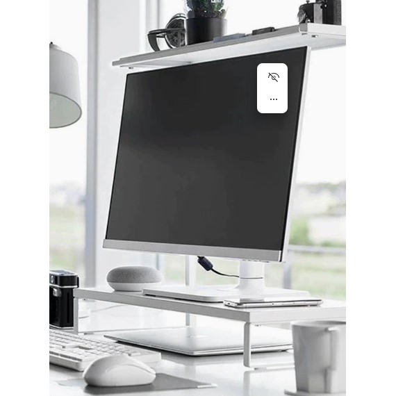 YAMAZAKI YAMAZAKI Suporte para teclado com Display de mesa de Metal do mesmo estilo Prateleira ajustável em altura de ca