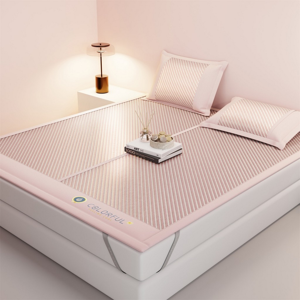 Verão High-End legal esteira de bambu 2026 novo estilo pe Rattan esteira classe a mãe bebê grau ar condicionado tapete m