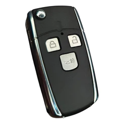 Carcaça Chave Canivete Corolla 2003 A 2008 3 Botões Sem Logo