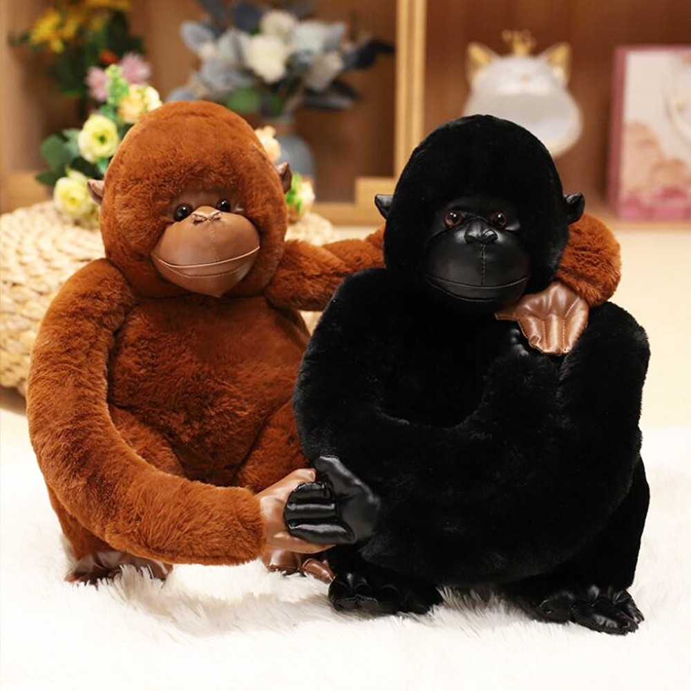 Macaco Gorila Orangotango Maroto Animais De Pelúcia Infantil Brinquedo Recheado