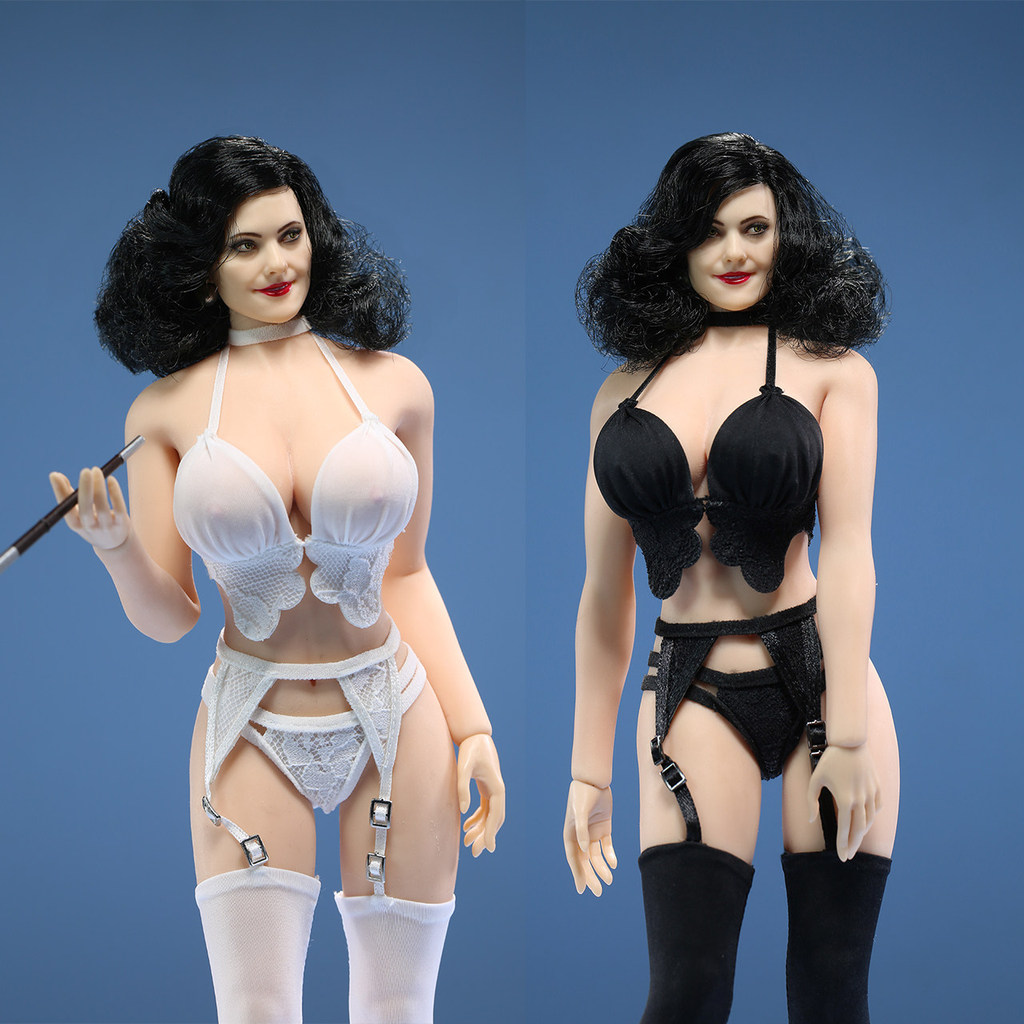 [High-End] 1/6 Mulher 266cm Senhora Renda Cueca Meias Liga JO23X-11 Resident Evil Countess