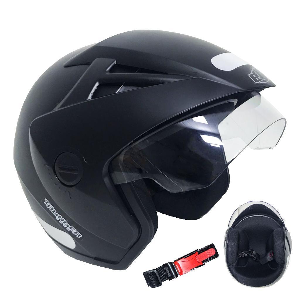 Capacete Ebf Thunder Open Solid Tamanho 58
