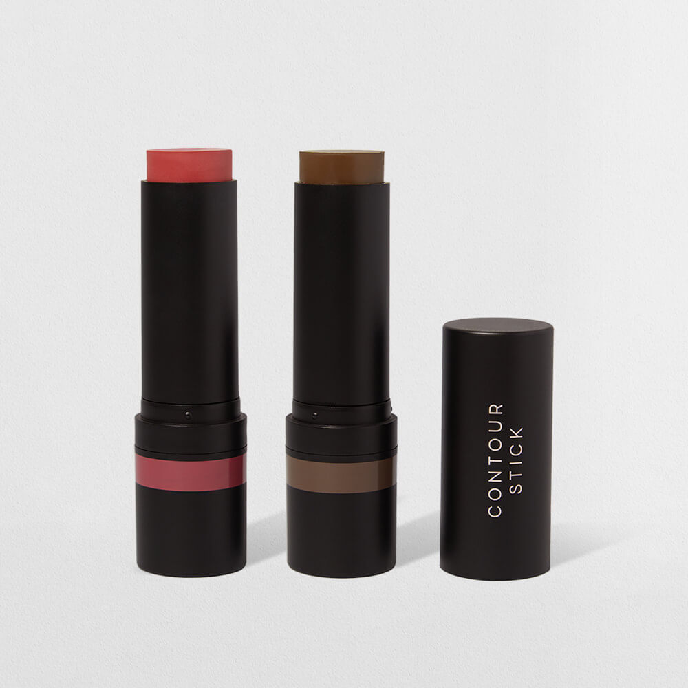 Imagem Kit Blush em Bastão Rosa + Contorno em Bastão Marrom Escuro Océane Edition (2 Produtos)