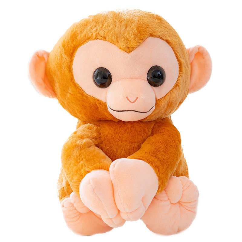Criativo Grande Olho Macaco Gorila Brinquedo De Pelúcia Tamanho Super Macio Recheado Boneca Garra Máquina Presente Anive