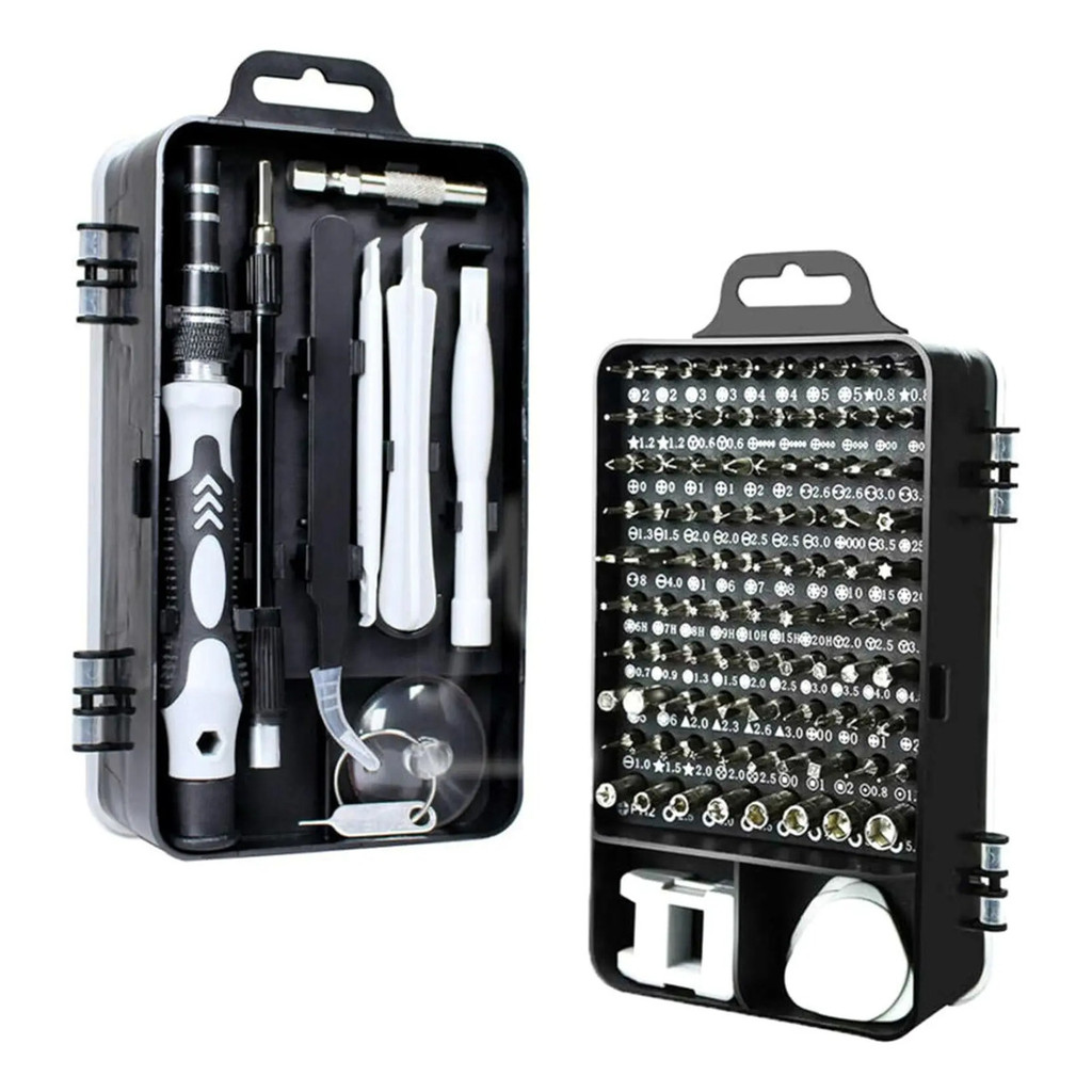 Kit Ferramentas 115 Peças Jogo Mini Chaves Precisão Multiuso Oi Vida OI-5006