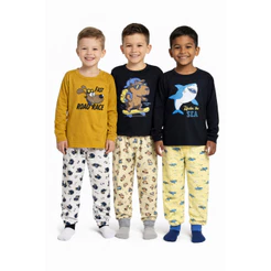 kit Pijamas Menino Infantil Inverno