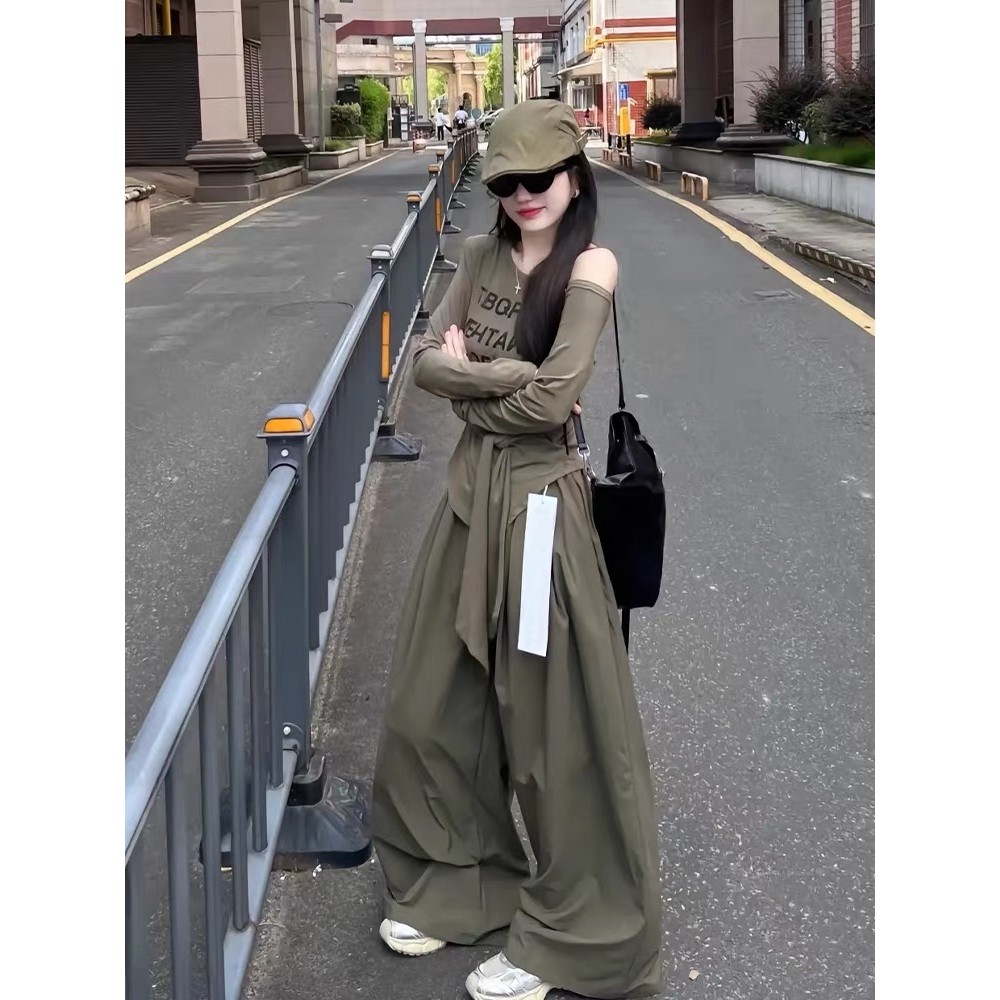 Golpe de produtos Niu X!Um conjunto completo de ternos de alta qualidade femininos 2025 outono novo estilo puro sensação