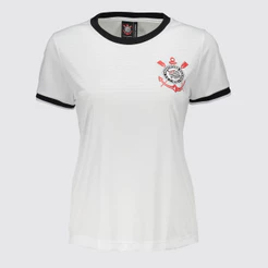 Camisa Corinthians Lumina Feminina Branca
