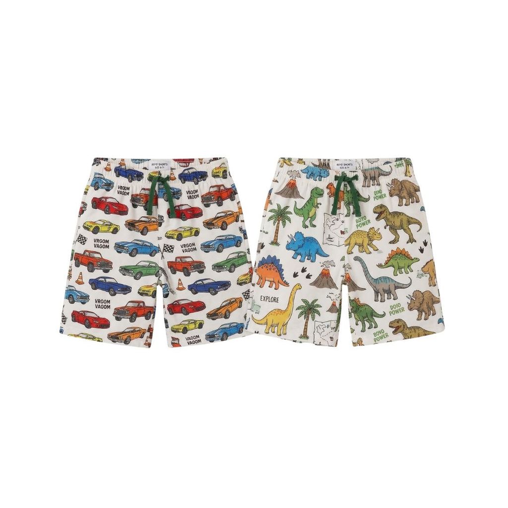 Bermuda Infantil - Kit 2 shorts Achadinhos do Cezar