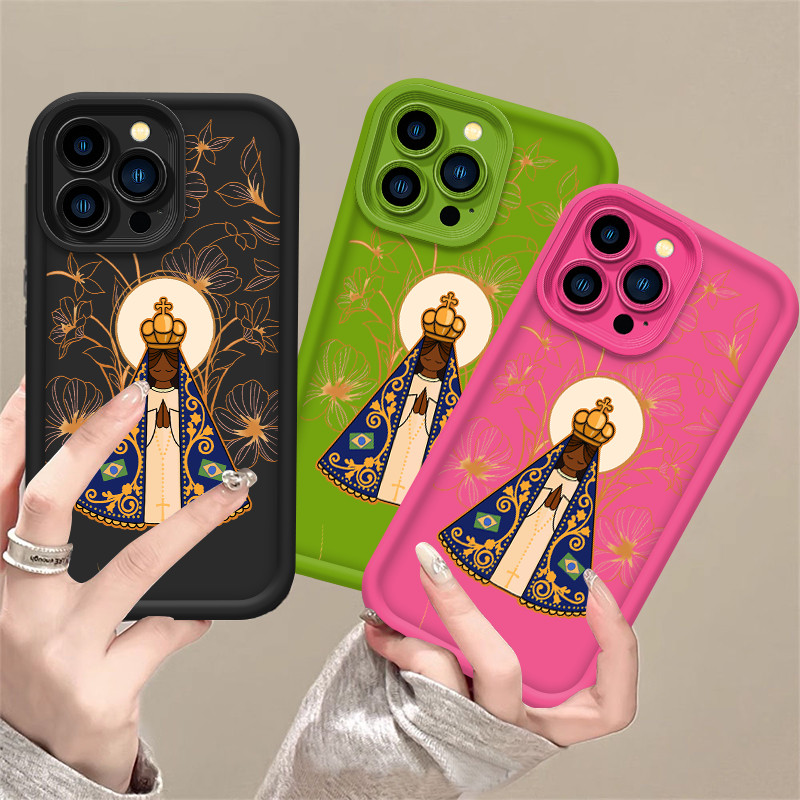Capa Para Samsung A17 A07 A56 A36 A55 A54 A16 A15 A14 A05S A51 A52 A34 A35 A32 A13 Deus Abençoe O Telefone Móvel UyiCase