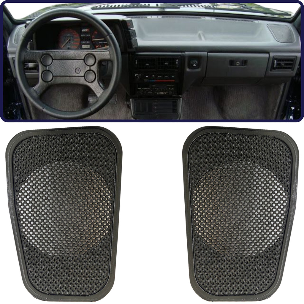 Par Tela Alto Falante Painel Gol Parati Saveiro Gti Gts Gl