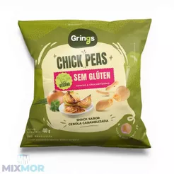 SNACK CHICK PEAS CEBOLA CARAMELIZADA 40G GRINGS