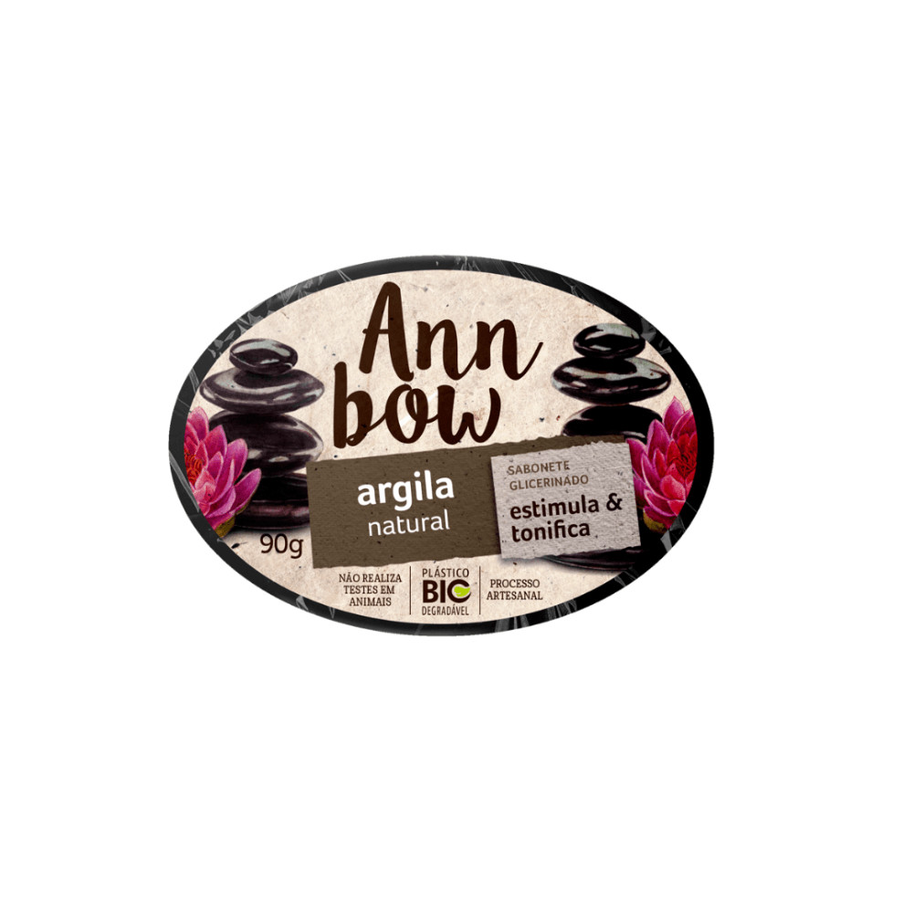 Sabonete Ann Bow Argila Natural Hidratante 90g