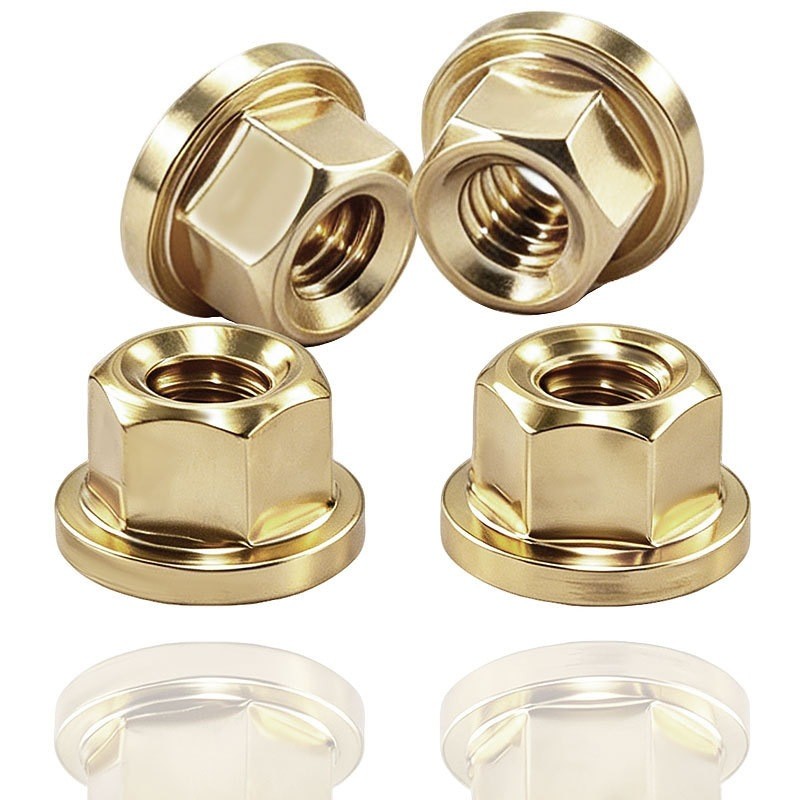 Porca de Cubo de Roda com Flange M2 de Latão para Carro RC Axial SCX30 Jeep K10, Peças de Acessórios de Metal para Upgra