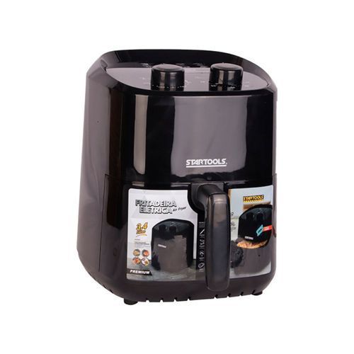 Fritadeira Elétrica Air Fryer 3 4 Litros Preta 127V Sem Óleo Cozinha Saudável Prática
