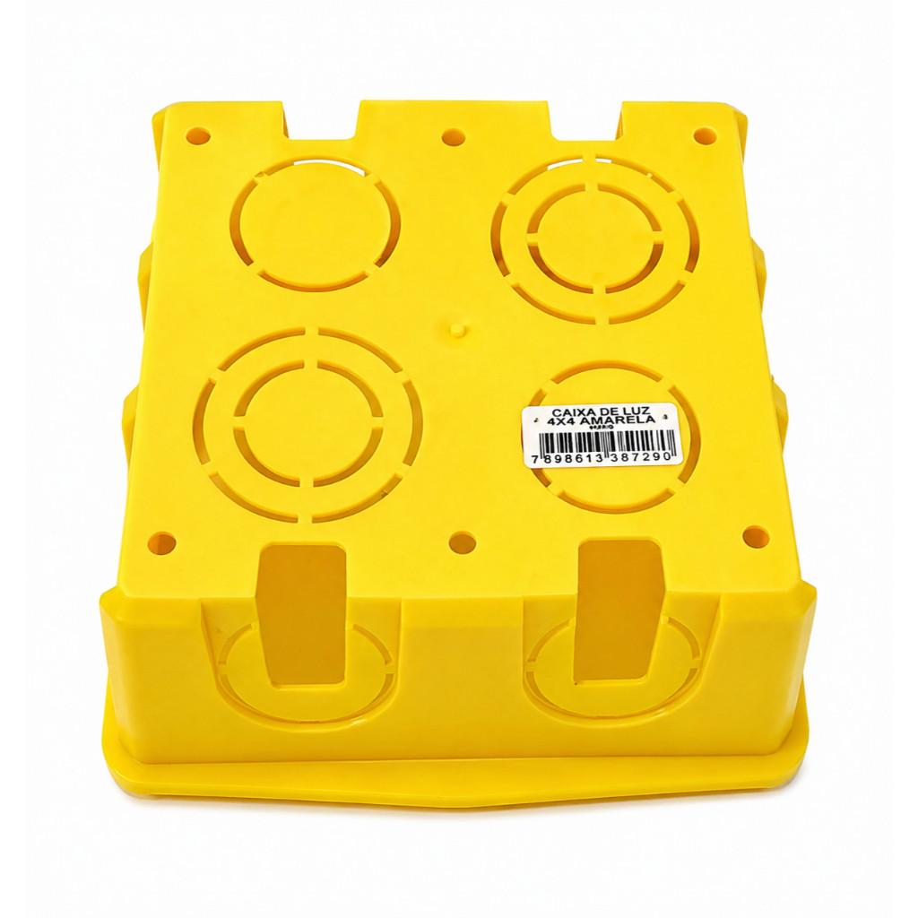 Kit 5 Caixa de Luz 4x4 Embutir Tomada Interruptor Reforçada