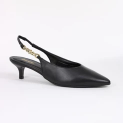 Scarpin Anacapri Salto Kitten Heel Preto - Feminino