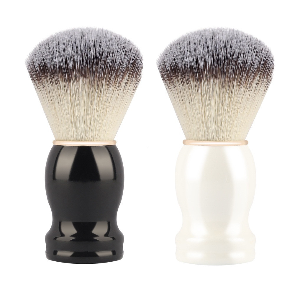 Pincel De Barbear Para Barba , Pincéis De Maquiagem Com Cabo De Madeira , Cerdas , Salão De Beleza , Barbeiro , Sabão