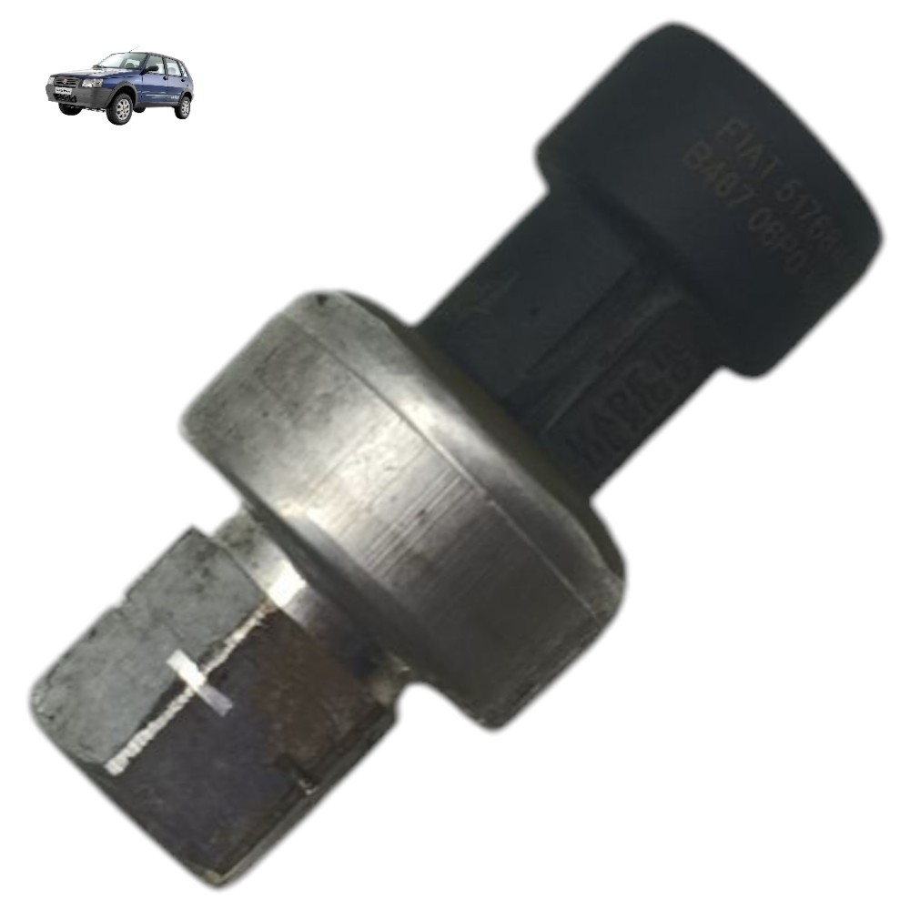 Sensor Pressão Mangueira Ar Condicionado Fiat Uno 2009 2010 Preto E Prata