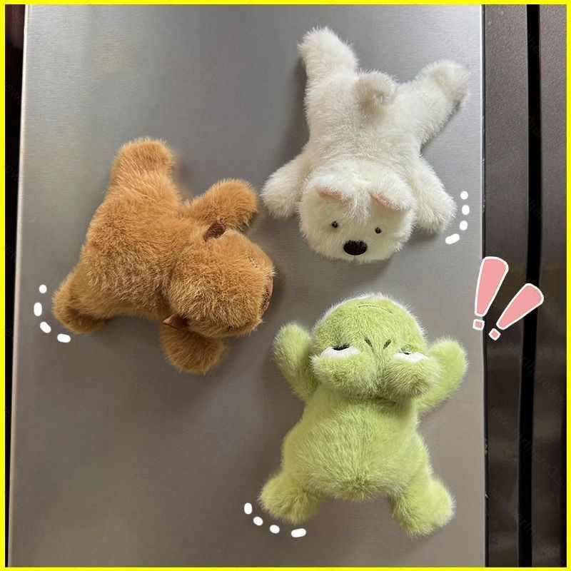 NS3 Bonito Animal De Estimação Geladeira Ímã Boneca De Pelúcia Bonecas Presentes Brinquedos Para Crianças