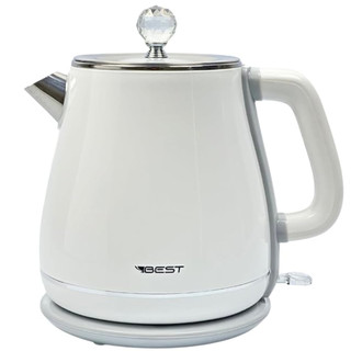 Chaleira Elétrica 1,8L Best YD-1830C Branca Desligamento Automático 