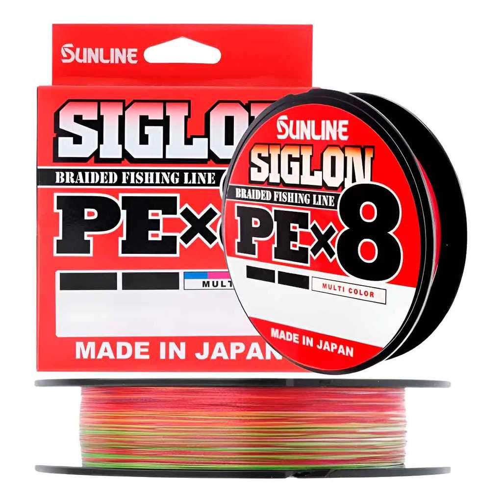 Linha Multifilamento Siglon PE X8 Sunline 300M Original Japão Resistente
