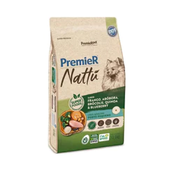 Ração Premier Nattú Cães Adultos Pequeno Porte Sabor Abóbora 10,1Kg