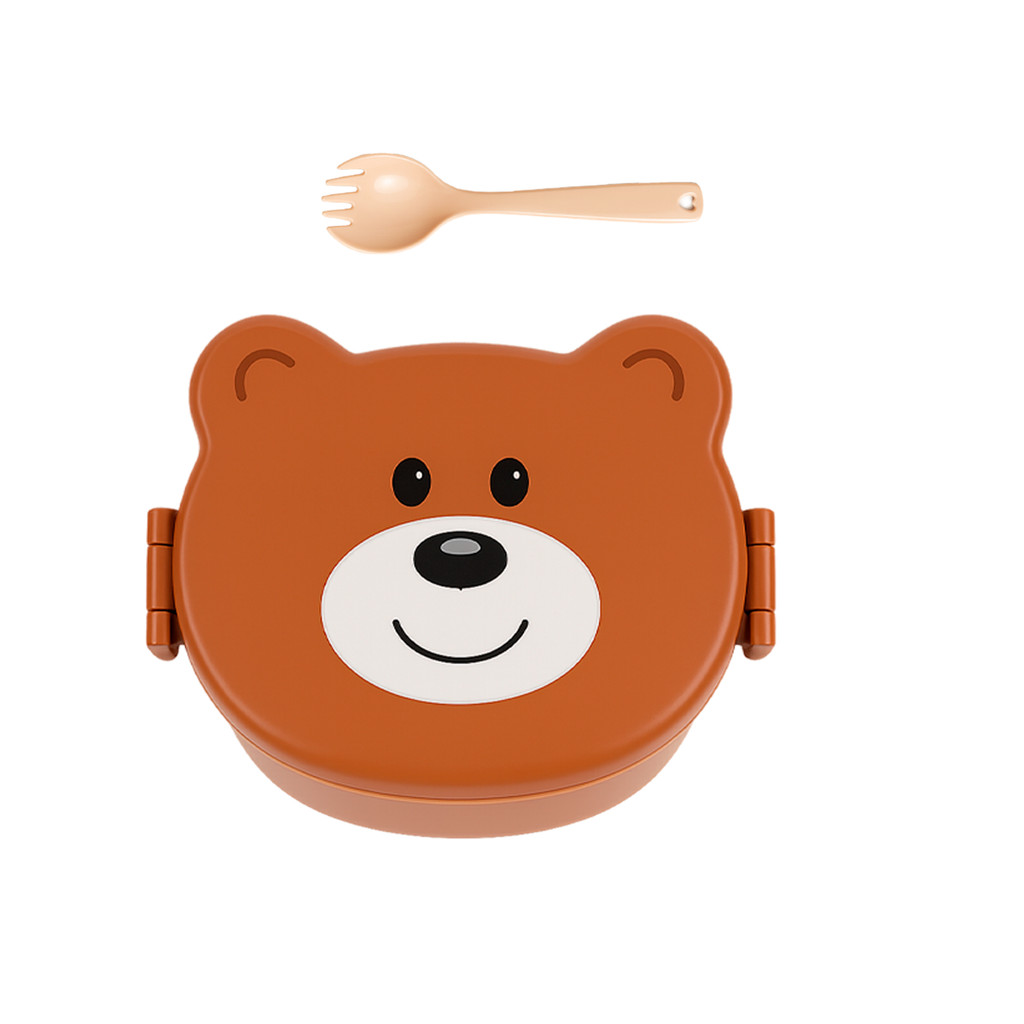 lancheira 550ml infantil escolar marmita urso lanche pote bichinho bichinho Recipiente Bolsa criança