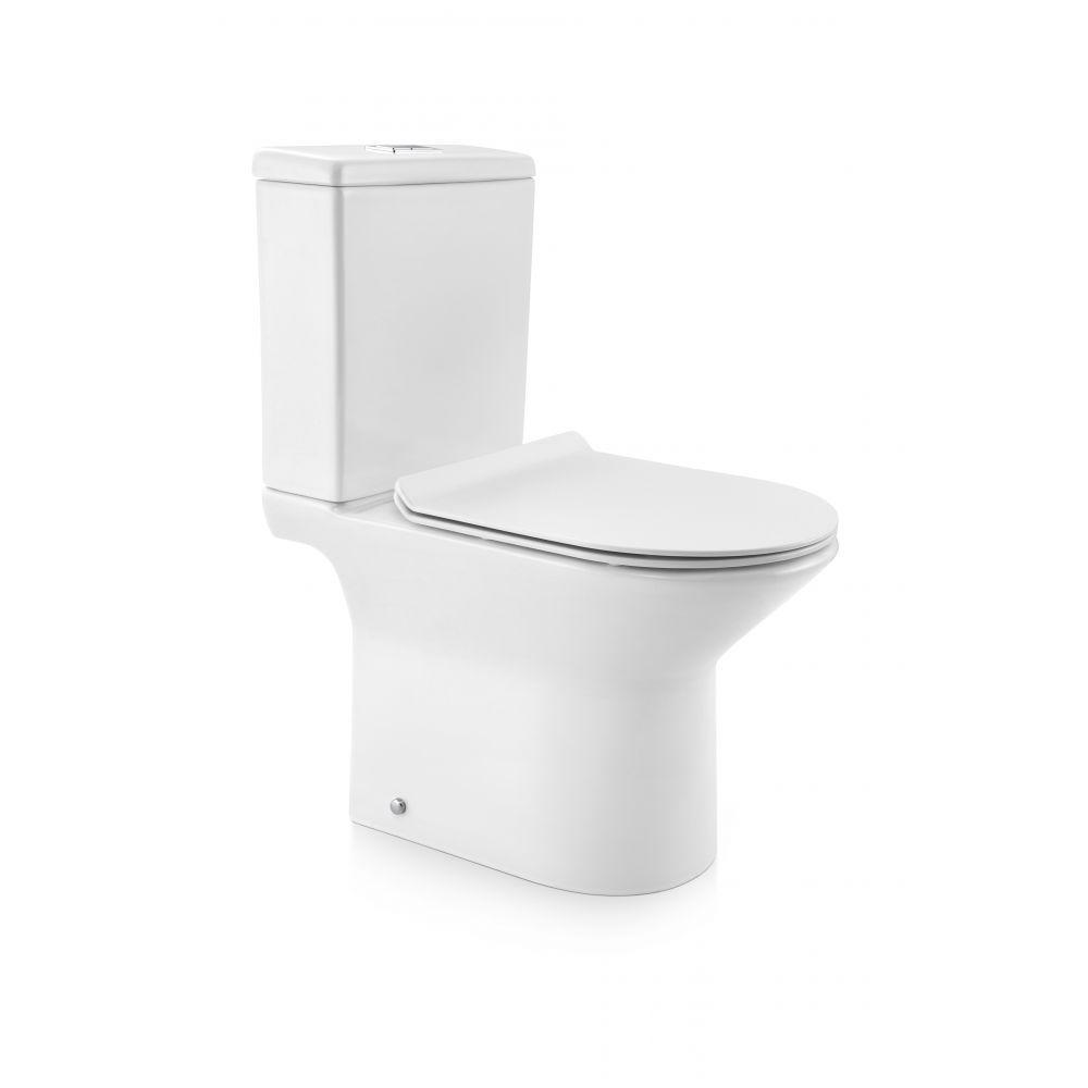 Kit Vaso Sanitário Lift com Caixa Acoplada Assento e Acessórios Branco Docol