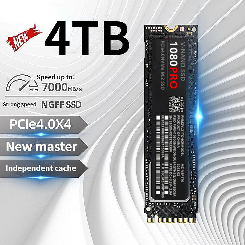 Novo estilo de unidade de estado sólido 1080PRO M2 SSD1TB2TB4TB PCIe4.0 NVMe