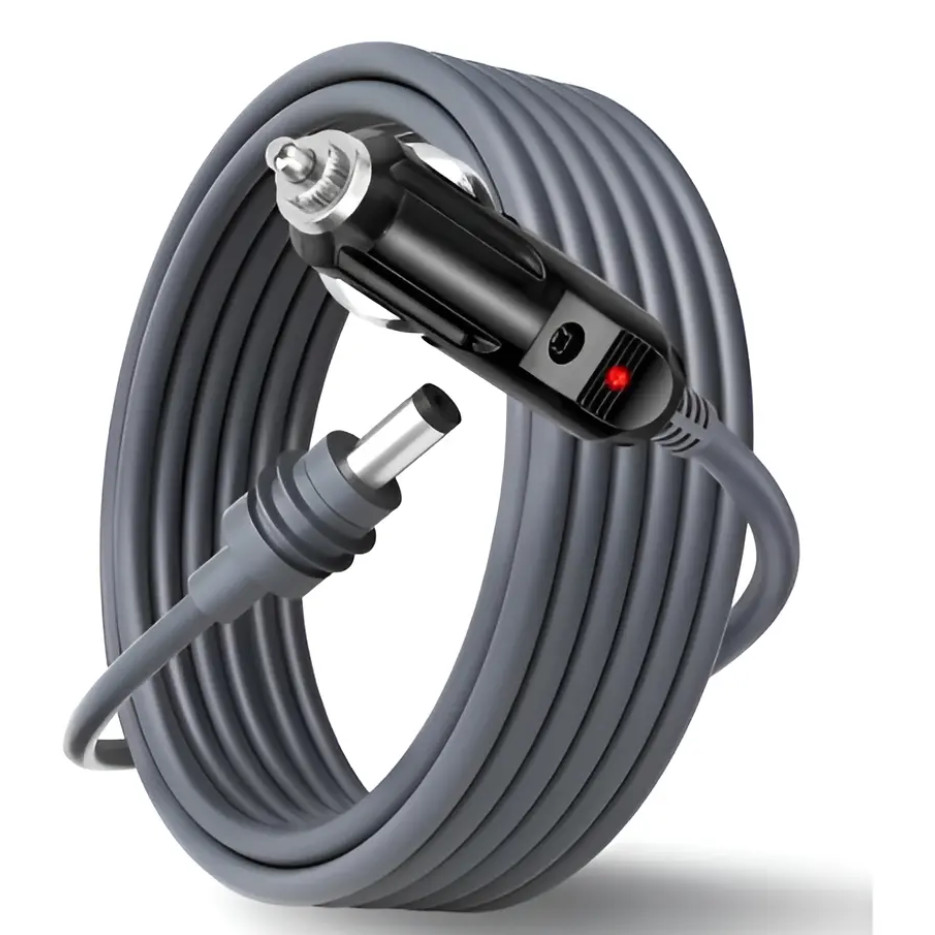Cabo Carregador Veicular 12v/24v 2m Para Starlink Mini Cinza